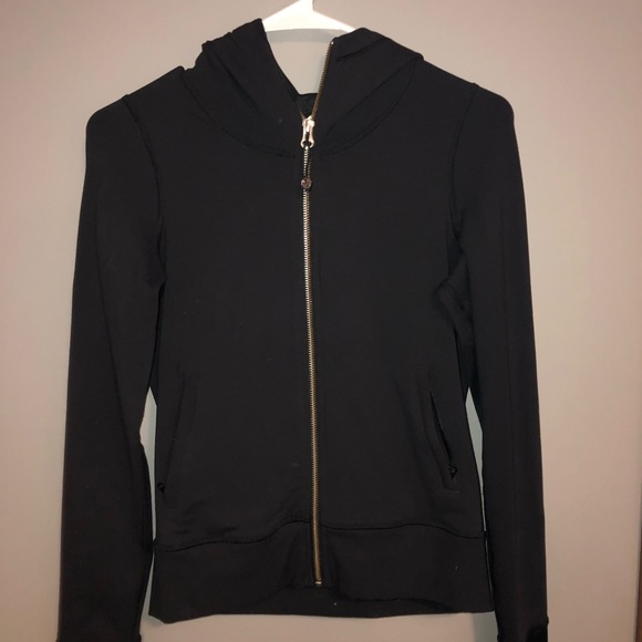lululemon athletica Tops - fitted black lulu lemon zip-up jacket